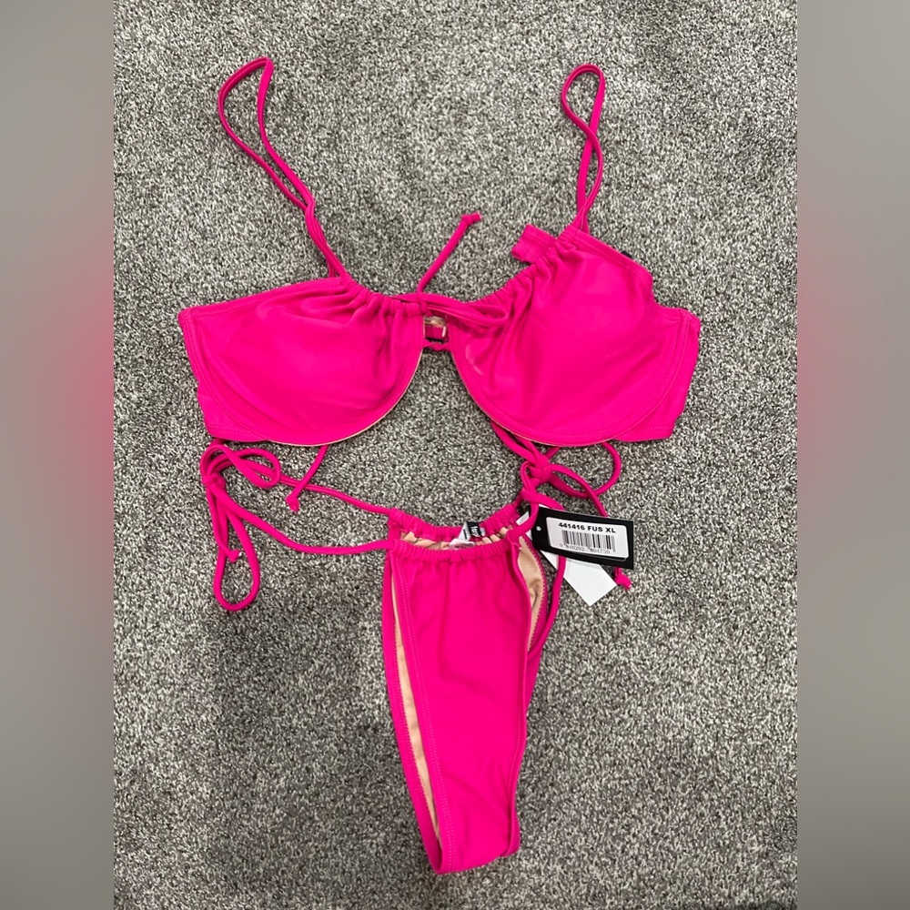 Hot pink bikini set NWT